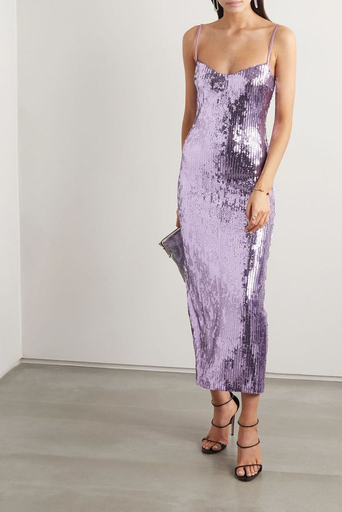 RENT Galvan | Purple Sequin Dress | One Hit Wonders