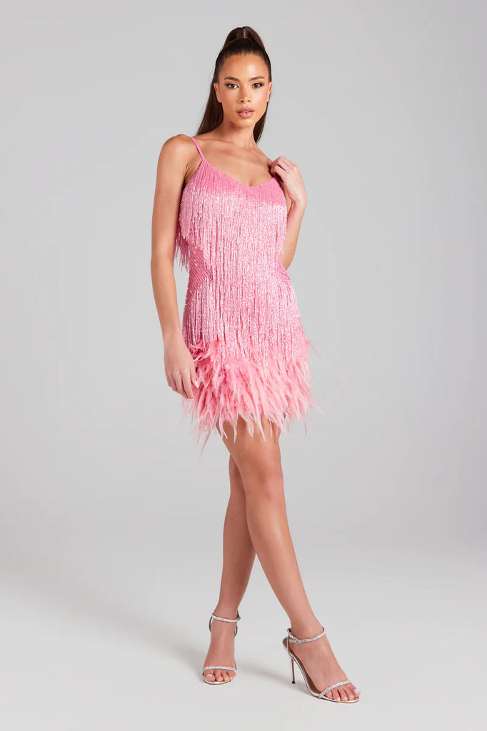 Nadine Merabi_Lottie Pink_Rent Dress_