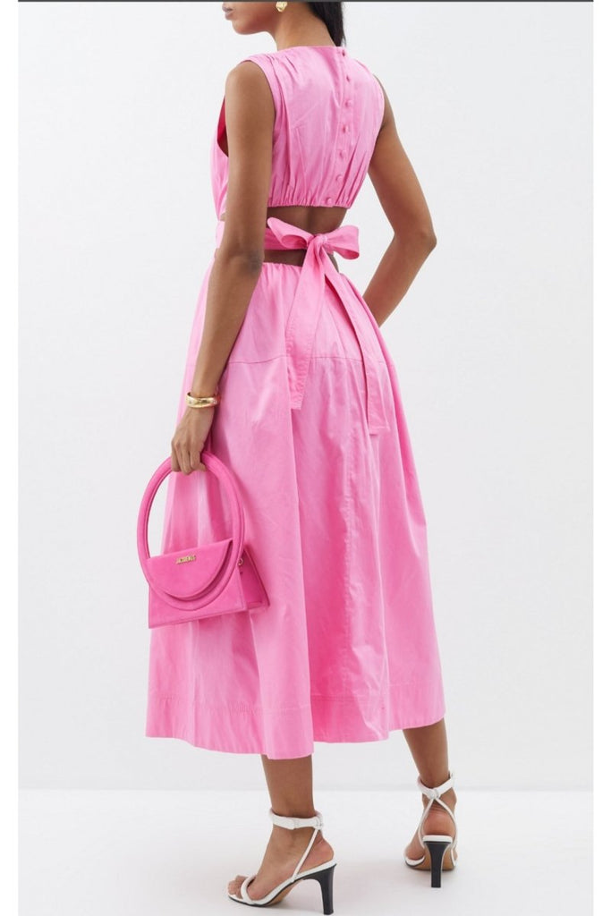 Rent RENT Aje Zorina Bubblegum Pink (RRP £380) – designer dress hire in UK sizes 8–16 from One Hit Wonders