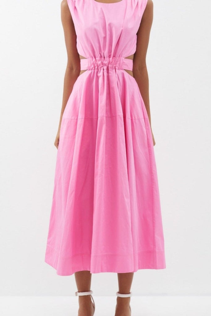 Rent RENT Aje Zorina Bubblegum Pink (RRP £380) – designer dress hire in UK sizes 8–16 from One Hit Wonders