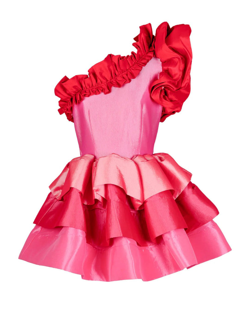 Rent RENT Celia B Baltic Pink Mini Dress (RRP £295) – designer dress hire in UK sizes 8–16 from One Hit Wonders