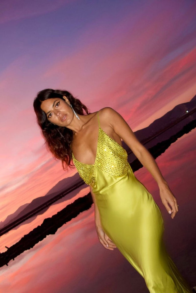 Rent RENT De La Vali Moody Maxi (RRP £520) – designer dress hire in UK sizes 8–16 from One Hit Wonders