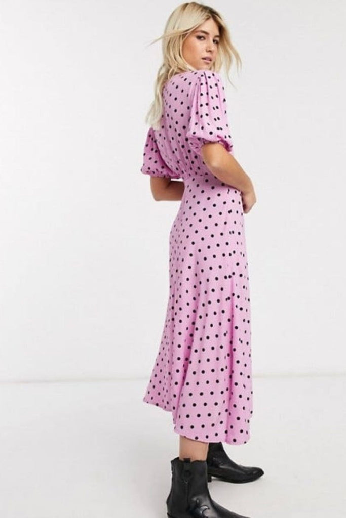 Rent RENT Faithfull The Brand Vittoria Dress (RRP £175) – designer dress hire in UK sizes 8–16 from One Hit Wonders