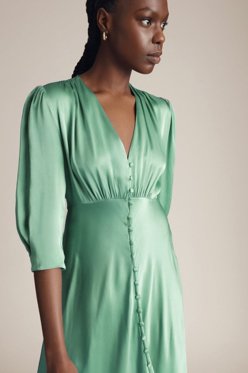 ghost midi dress GHOST Madi Crepe Midi Dress