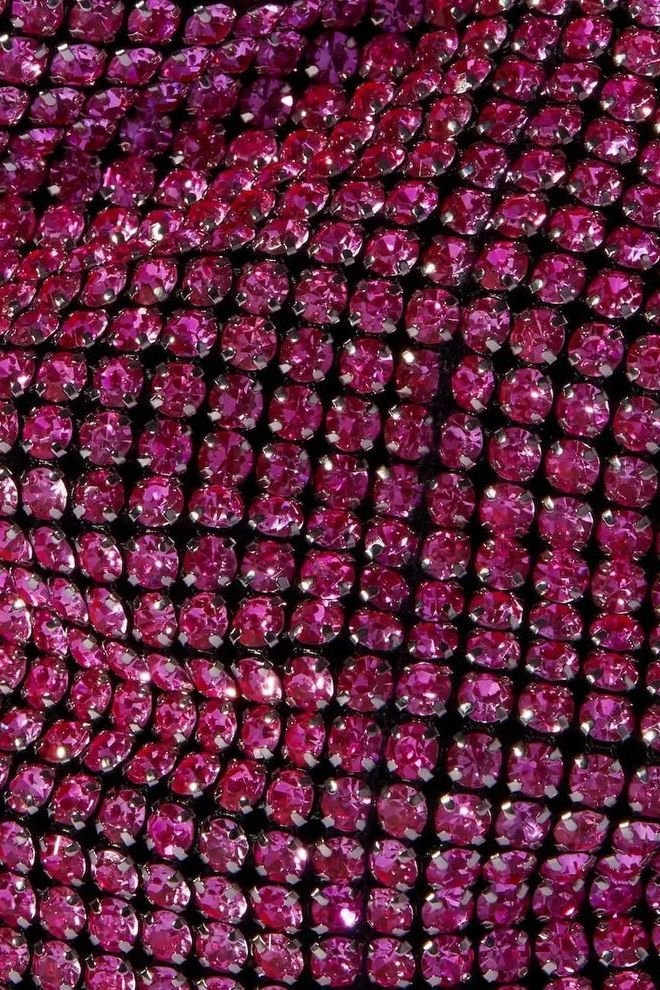 Rent RENT Giarité Pink Rhinestone Crystal Brilly (RRP £185) – designer dress hire in UK sizes 8–16 from One Hit Wonders