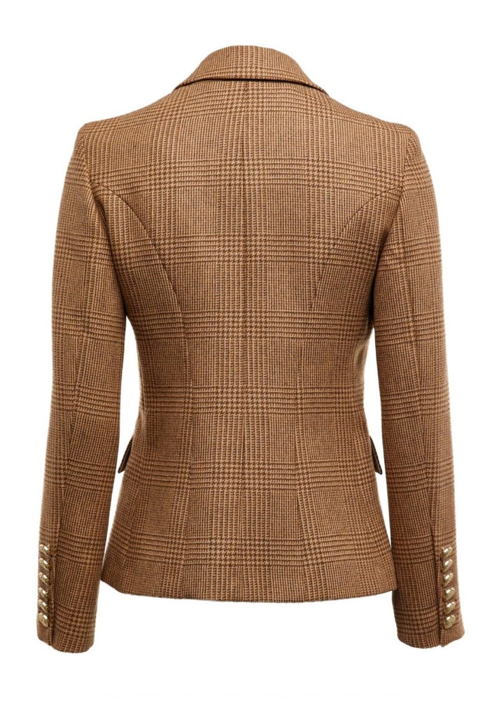 Rent RENT Holland Cooper Knightsbridge Blazer Tawny (RRP £399) – designer dress hire in UK sizes 8–16 from One Hit Wonders