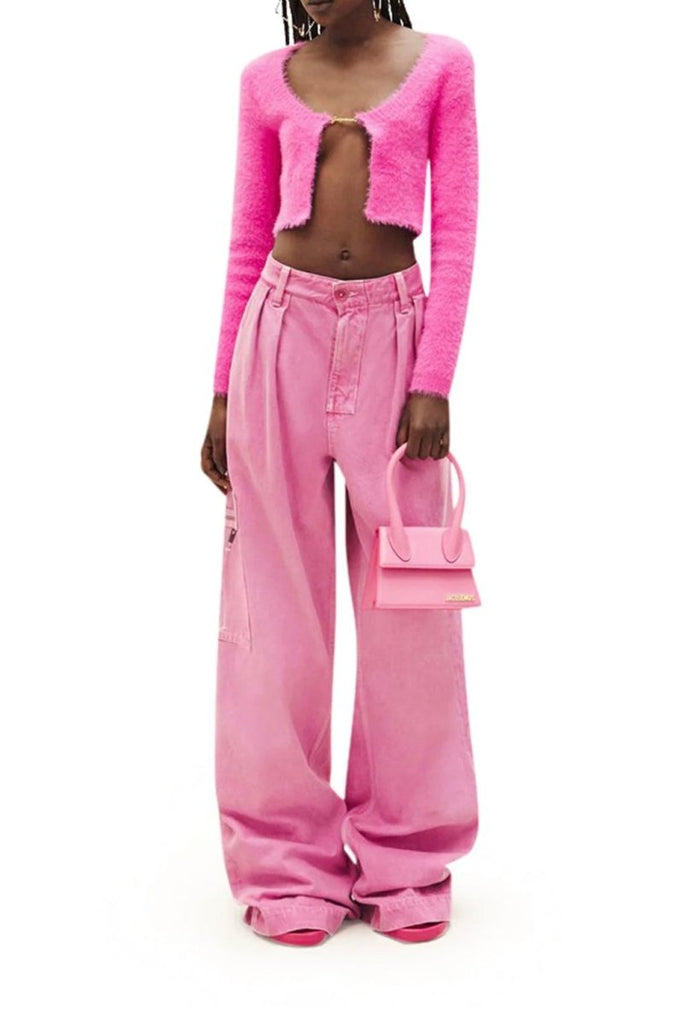 Rent RENT Jacquemus Le Chiquito Moyen Pink (RRP £625) – designer dress hire in UK sizes 8–16 from One Hit Wonders