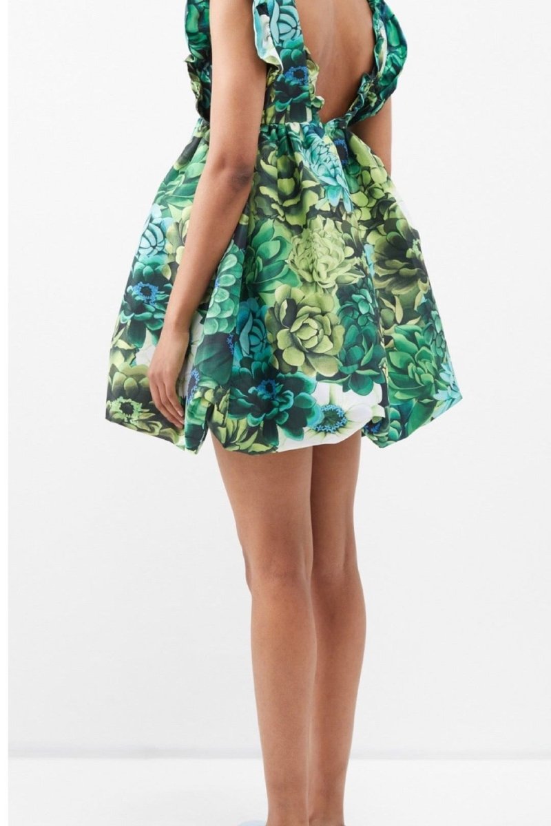 kika vargas green dress Kika Vargas Aleksandra Dress