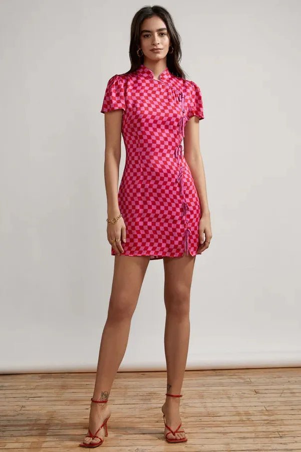 Rent RENT Kitri Harlow Dress (RRP £135) – designer dress hire in UK sizes 8–16 from One Hit Wonders
