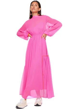 Rent RENT Never Fully Dressed Pink Alesha Dress (RRP £99) – designer dress hire in UK sizes 8–16 from One Hit Wonders