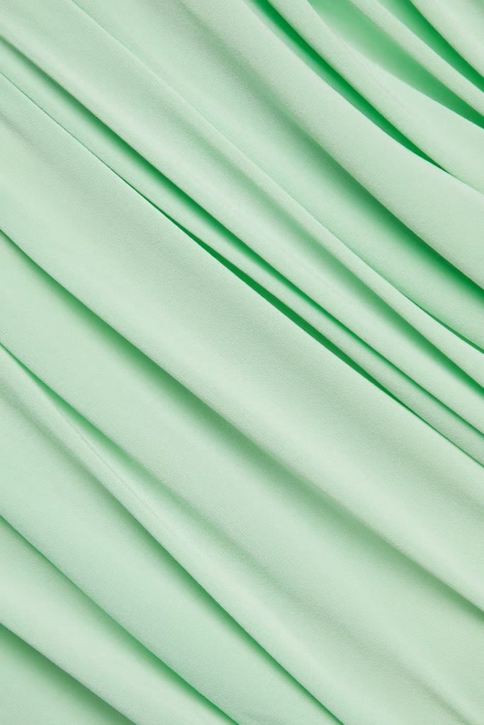 Rent RENT Norma Kamali Diana Mint Dress (RRP £200) – designer dress hire in UK sizes 8–16 from One Hit Wonders