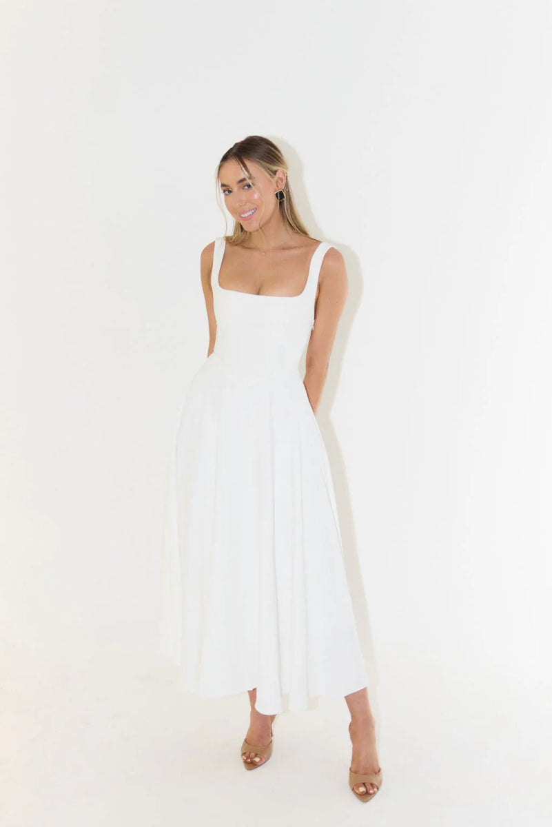 Rent Odd Muse Ultimate Muse White Midi Dress | One Hit Wonders Rent Odd Muse Ultimate Muse White Midi Dress | One Hit Wonders