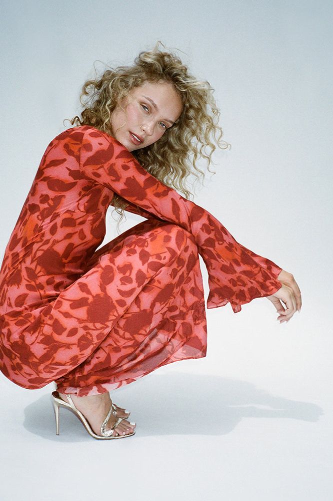 Rent RENT Réalisation Par Gia Dress in Havana (RRP £260) – designer dress hire in UK sizes 8–16 from One Hit Wonders