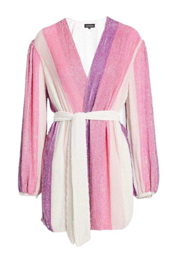 Rent RENT Retrofête Gabrielle Pink (RRP £546) – designer dress hire in UK sizes 8–16 from One Hit Wonders