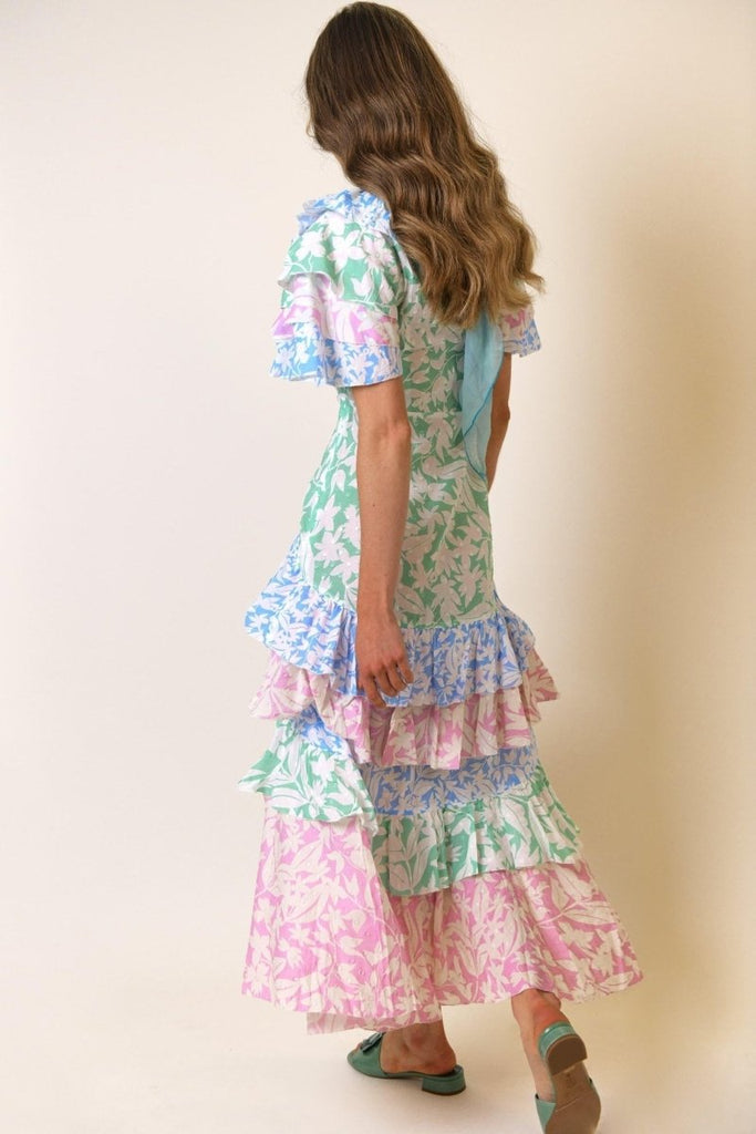 Rent RENT Rixo Benita Dress (RRP £331) – designer dress hire in UK sizes 8–16 from One Hit Wonders