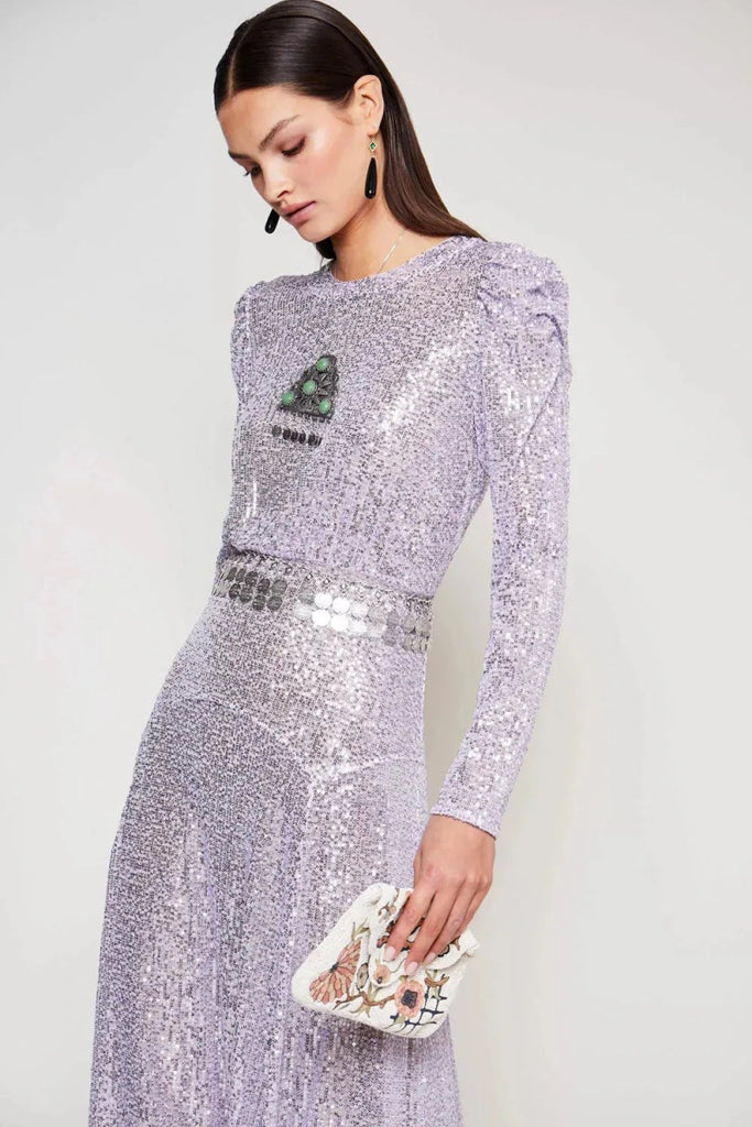Rent RENT Rixo Cerise Midi (RRP £385) – designer dress hire in UK sizes 8–16 from One Hit Wonders