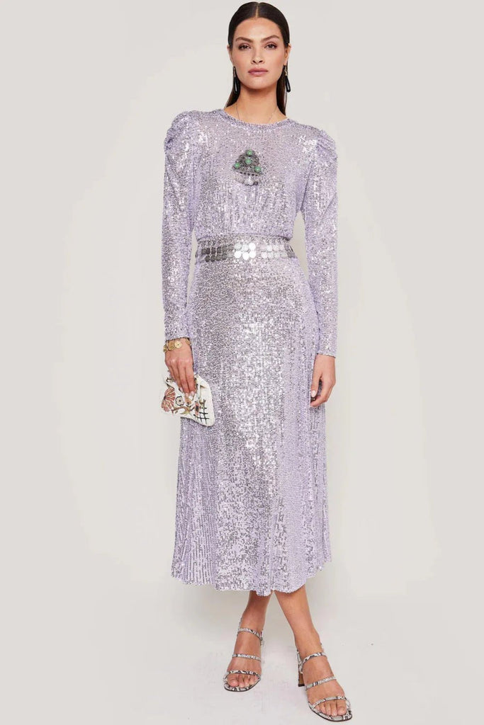 Rent RENT Rixo Cerise Midi (RRP £385) – designer dress hire in UK sizes 8–16 from One Hit Wonders