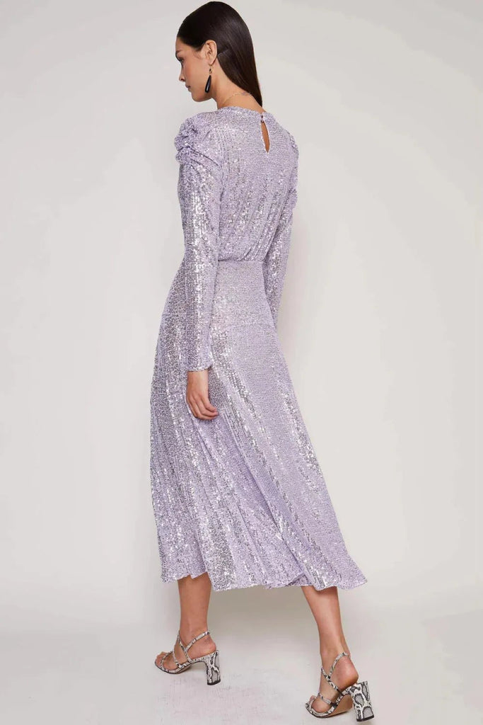 Rent RENT Rixo Cerise Midi (RRP £385) – designer dress hire in UK sizes 8–16 from One Hit Wonders