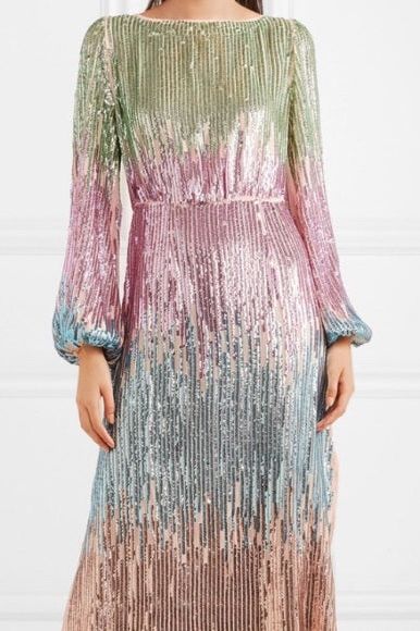 Rent RENT Rixo Coco Sequin Dress (RRP £375) – designer dress hire in UK sizes 8–16 from One Hit Wonders