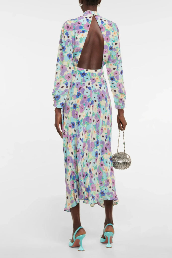 Rent RENT Rixo Dani Floral (RRP £382) – designer dress hire in UK sizes 8–16 from One Hit Wonders