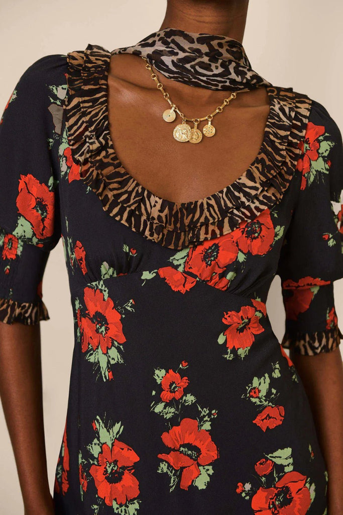 Rent RENT Rixo Juliette (RRP £295) – designer dress hire in UK sizes 8–16 from One Hit Wonders