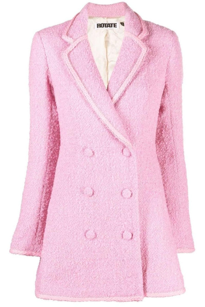 Rent RENT Rotate Birger Christensen Pink Newton Blazer Dress (RRP £310) – designer dress hire in UK sizes 8–16 from One Hit Wonders
