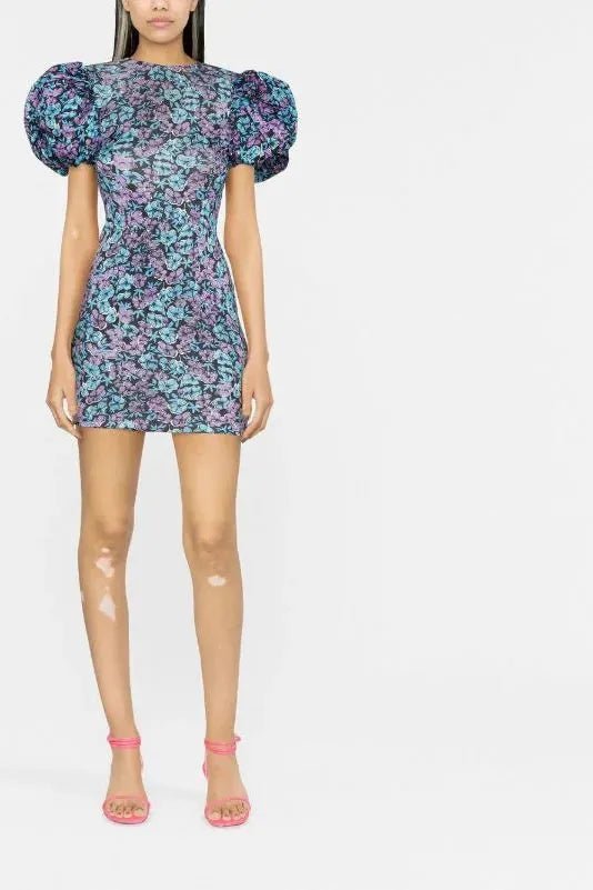 Rent RENT Rotate Ruby Satin Hyancinth Dress (RRP £250) – designer dress hire in UK sizes 8–16 from One Hit Wonders