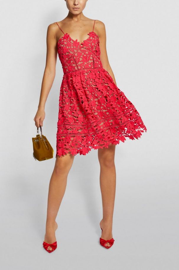Rent RENT Self Portrait Azalea Mini Dress (RRP £270) – designer dress hire in UK sizes 8–16 from One Hit Wonders