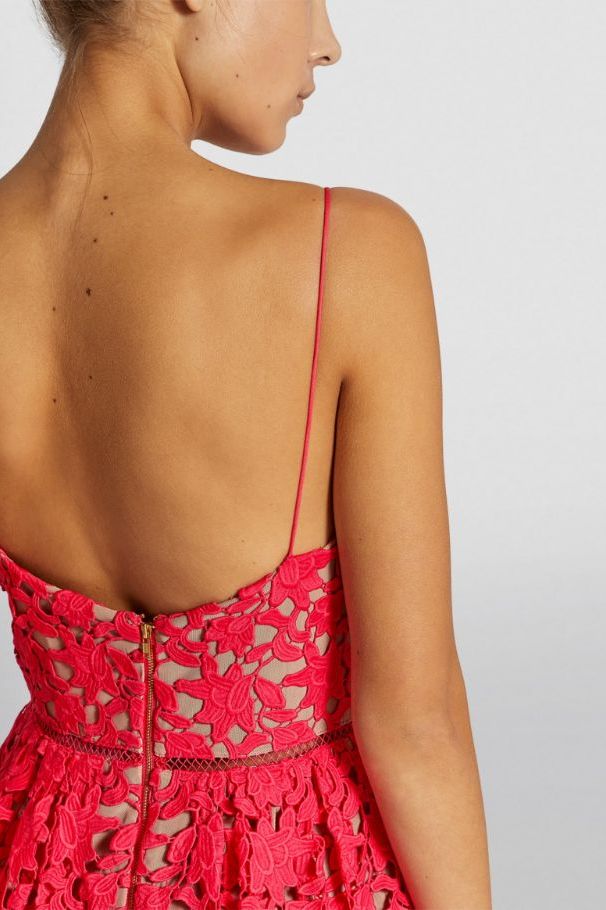 Rent RENT Self Portrait Azalea Mini Dress (RRP £270) – designer dress hire in UK sizes 8–16 from One Hit Wonders