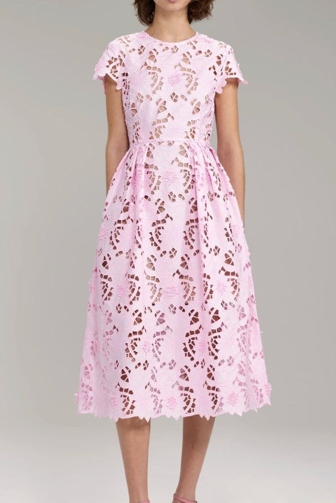 Rent RENT Self Portrait Peony Dress (RRP £380) – designer dress hire in UK sizes 8–16 from One Hit Wonders
