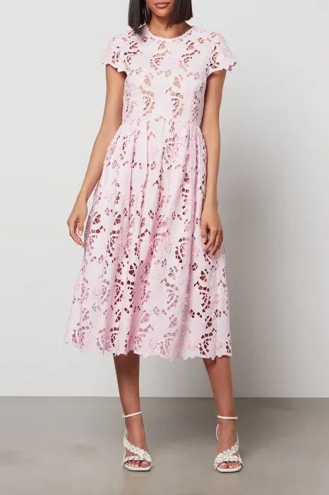 Rent RENT Self Portrait Peony Dress (RRP £380) – designer dress hire in UK sizes 8–16 from One Hit Wonders