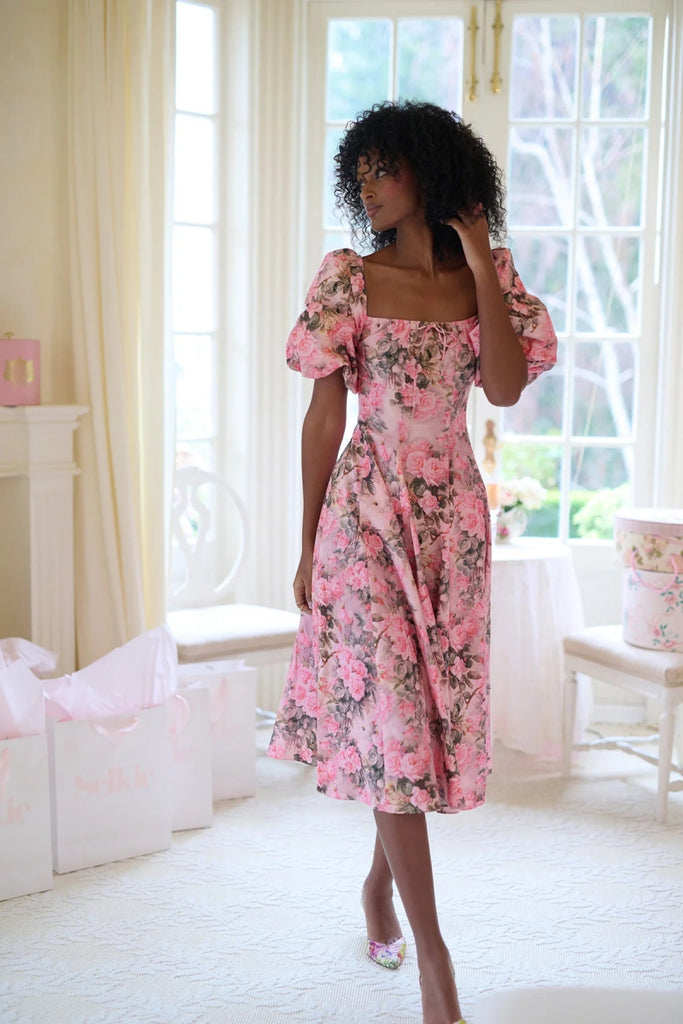 Rent RENT Selkie The Queen Bee Day Dress (RRP £249) – designer dress hire in UK sizes 8–16 from One Hit Wonders