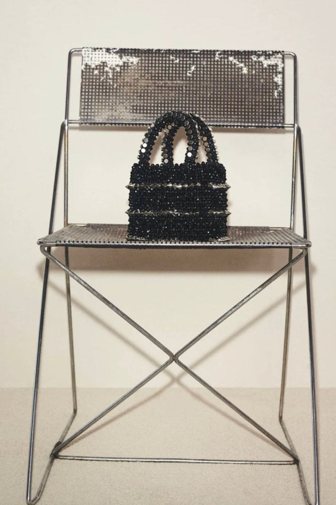 Rent RENT Shrimps Mini Antonia Bag (RRP £395) – designer dress hire in UK sizes 8–16 from One Hit Wonders