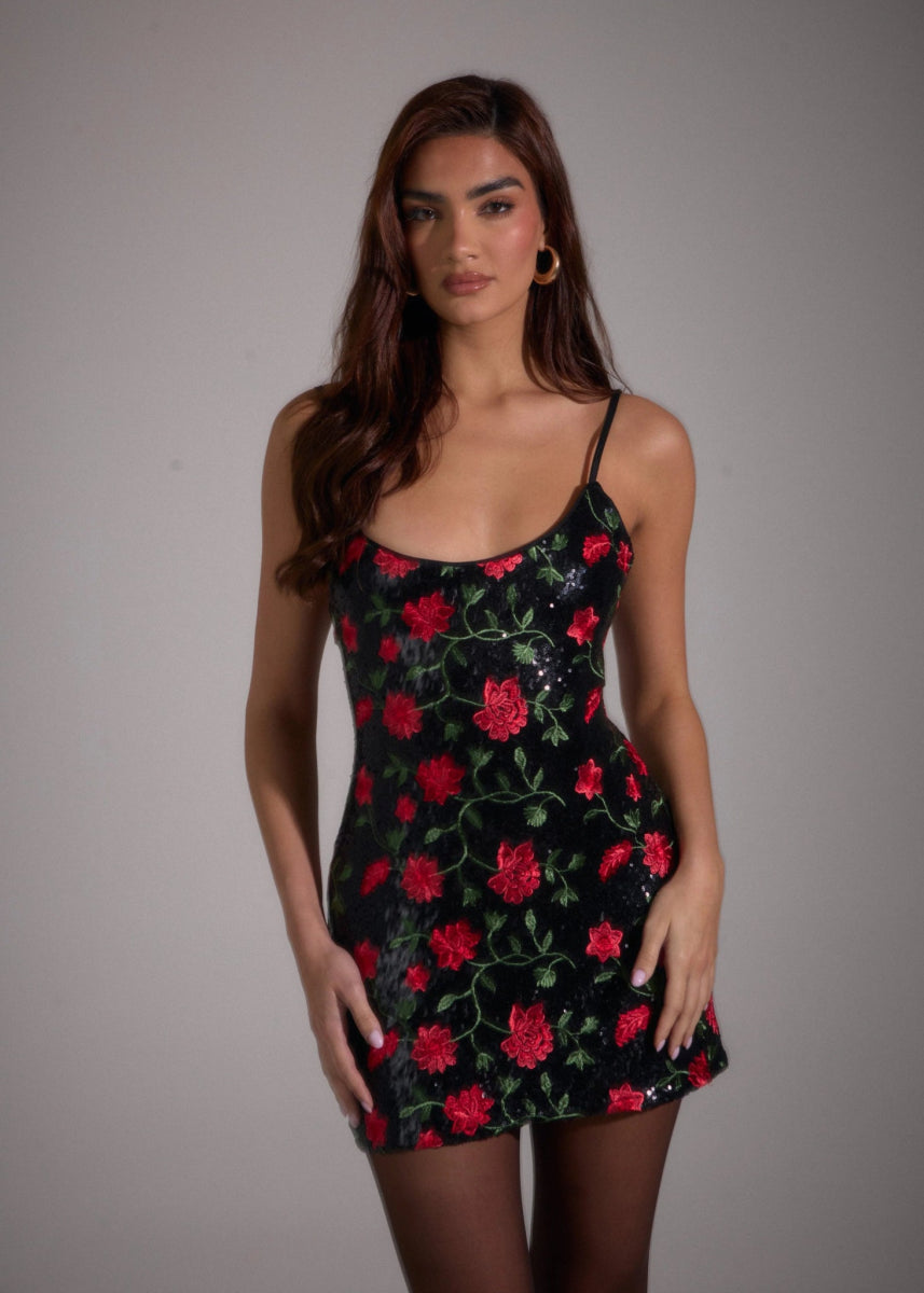 RENT SLA The Label Rose Dress (RRP 70) RENT SLA The Label Rose Dress (RRP 70)