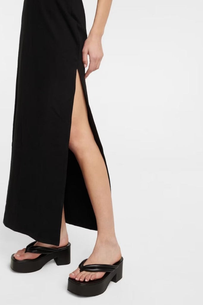 Rent RENT Staud Dolce cutout jersey midi dress (RRP £231) – designer dress hire in UK sizes 8–16 from One Hit Wonders
