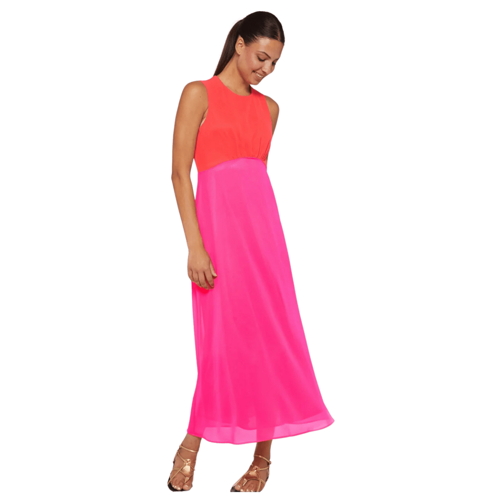 Rent RENT Vilagallo Grazia Two Tone Dress (RRP £150) – designer dress hire in UK sizes 8–16 from One Hit Wonders