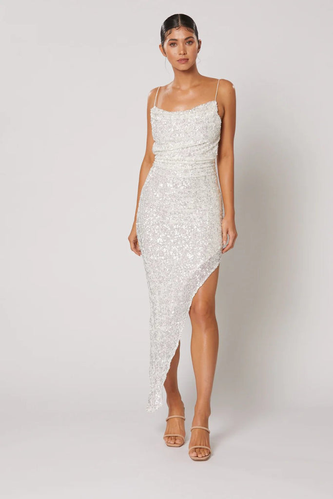 Rent RENT Winona Asha Asymmetrical Dress (RRP £315) – designer dress hire in UK sizes 8–16 from One Hit Wonders