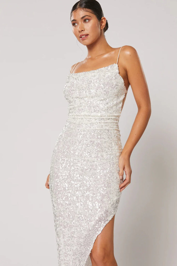 Rent RENT Winona Asha Asymmetrical Dress (RRP £315) – designer dress hire in UK sizes 8–16 from One Hit Wonders