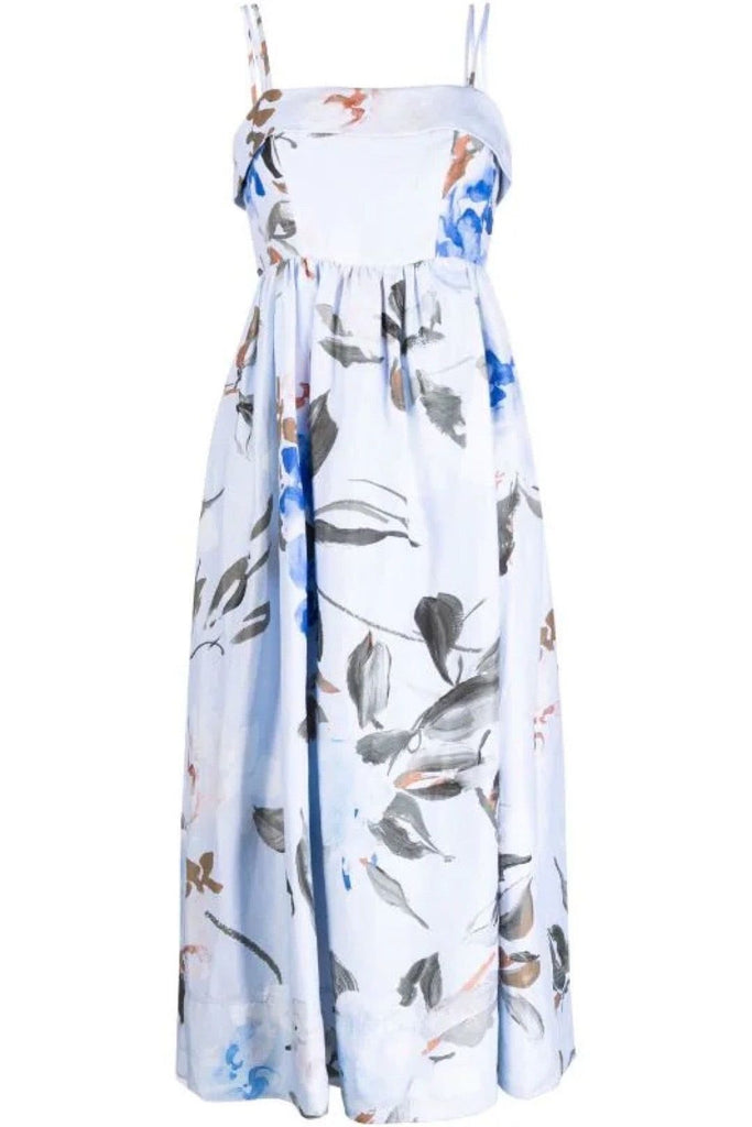 RENT Aje Untamed floral-print linen-blend midi dress (RRP £485) - Rent Now from One Hit Wonders