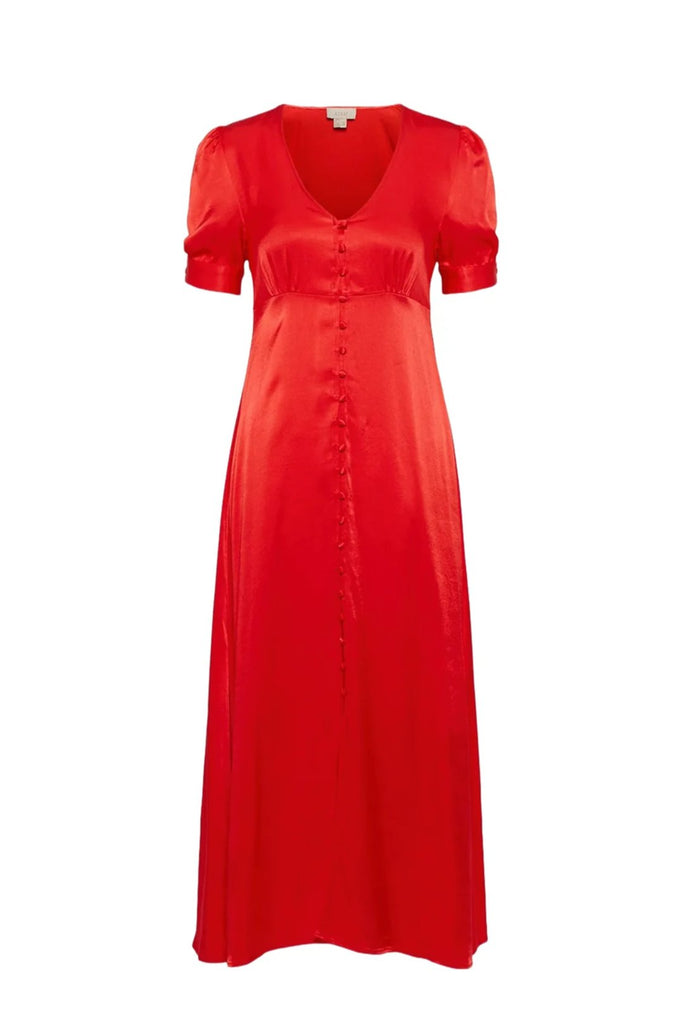 RENT Coast Button Up Satin Maxi Dress (RRP £149) - Rent Now from One Hit Wonders