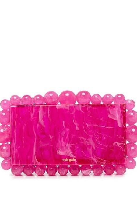 RENT Cult Gaia Eos Clutch Qajar Rose (RRP £340) - Rent Now from One Hit Wonders