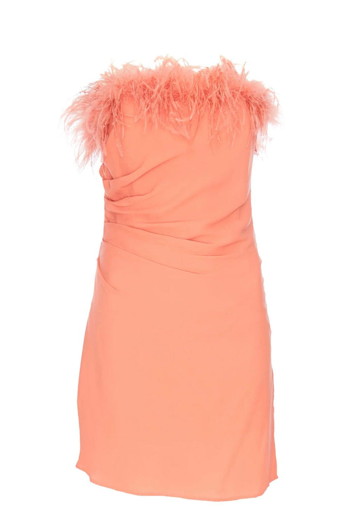 RENT De La Vali Spicy Feather Mini Dress (RRP £395) - Rent Now from One Hit Wonders