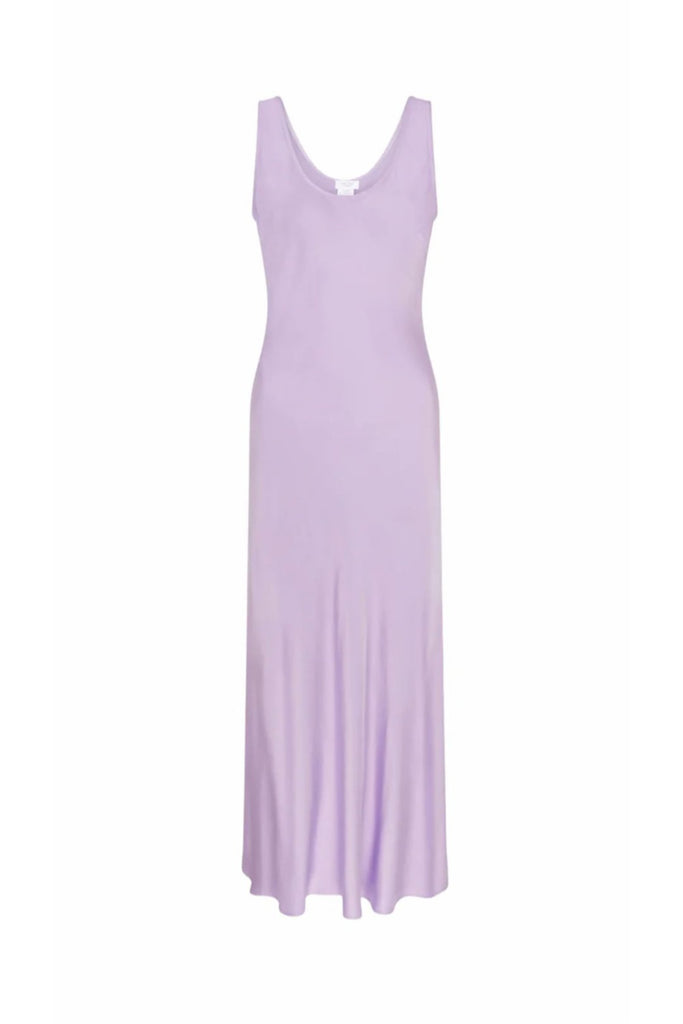 RENT Ghost Palm Lilac Satin Slip Midi Dress (RRP £129) - Rent Now from One Hit Wonders