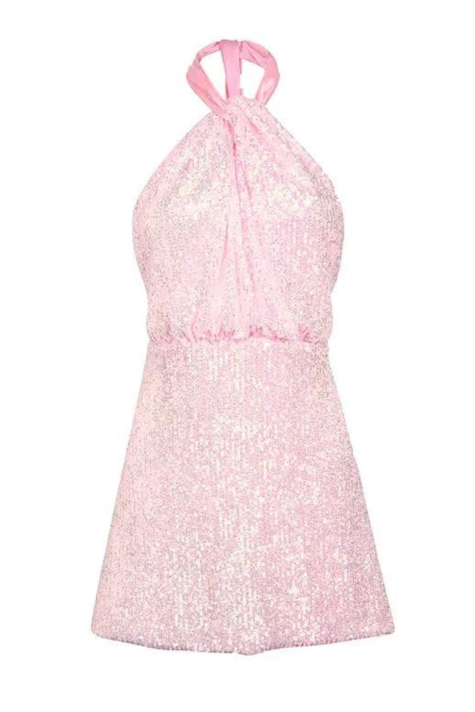RENT Harmur Pink Sequin Mini Cocktail Dress (RRP £350) - Rent Now from One Hit Wonders