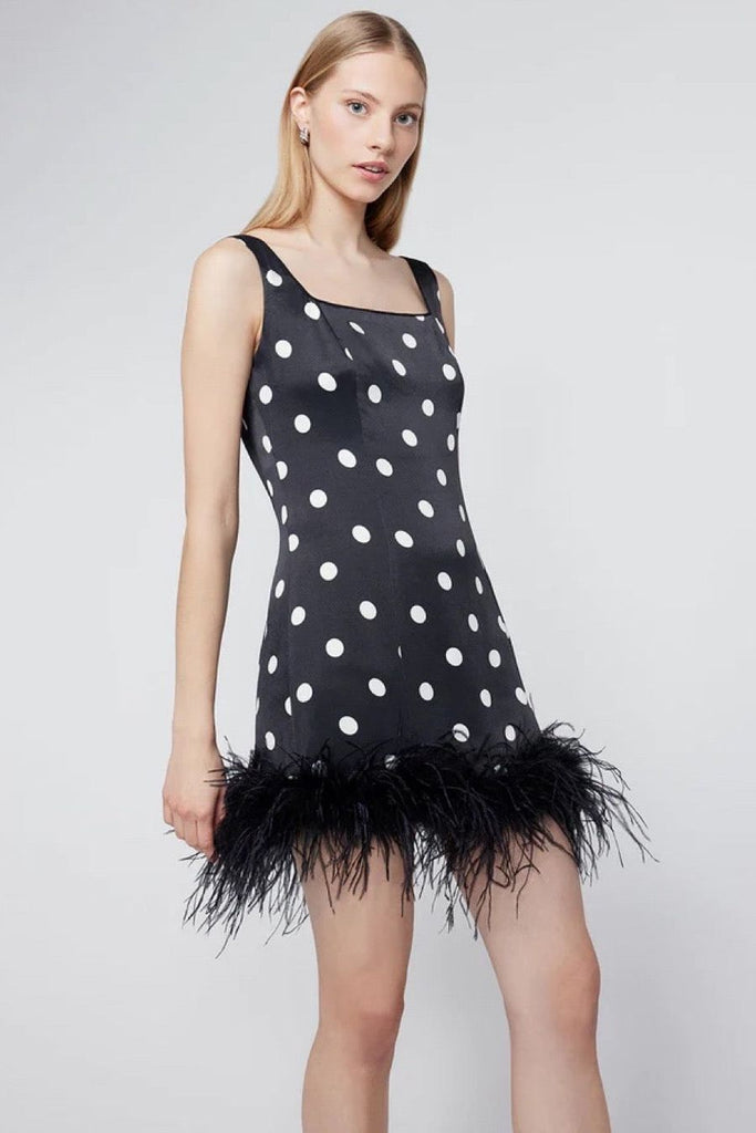 RENT Kitri Edina Black Polka Dot Mini Dress (RRP £180) - Rent Now from One Hit Wonders