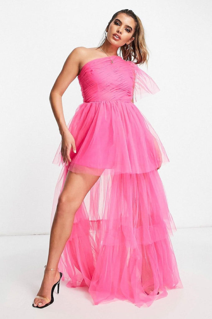 RENT Lace and Beads Pink Tulle Dress (RRP £100) - Rent Now from One Hit Wonders