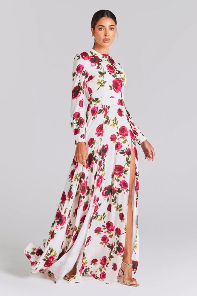 RENT Nadine Merabi Sophia White Floral Dress (RRP £375) - Rent Now from One Hit Wonders