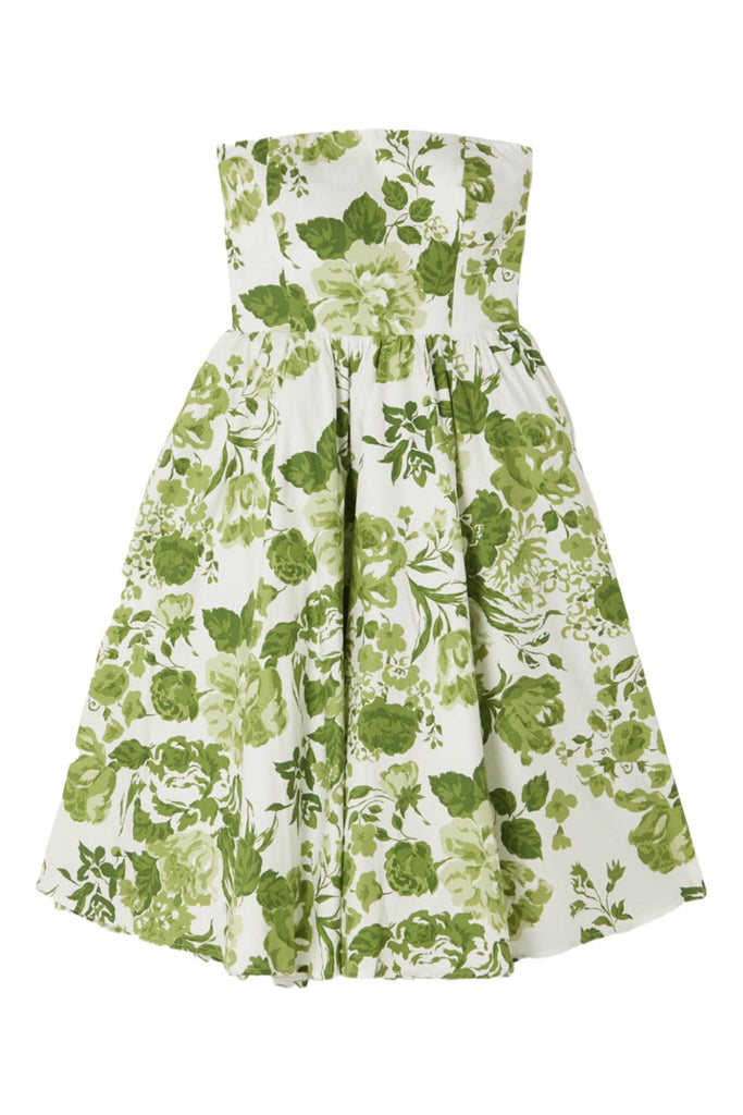 RENT Reformation Buttercup Strapless Floral (RRP £300) - Rent Now from One Hit Wonders