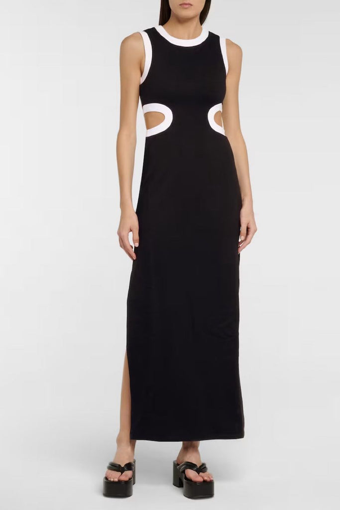 RENT Staud Dolce cutout jersey midi dress (RRP £231) - Rent Now from One Hit Wonders