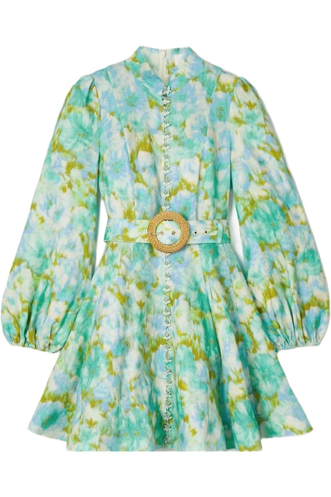 RENT Zimmermann High Tide Buttoned Mini Dress (RRP £775) - Rent Now from One Hit Wonders